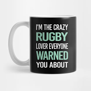 Crazy Lover Rugby Mug